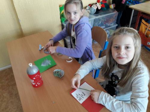 Vánoční tvoření v družince